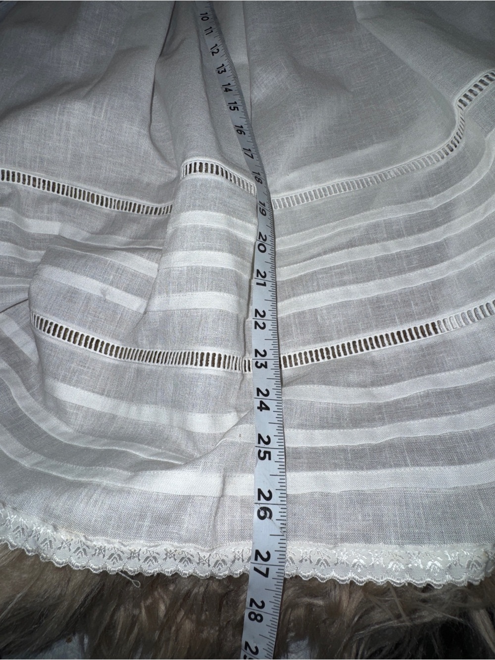 Vintage Authentic Helene Straßer Drindl Apron, White, Size 40 = US Large German - Picture 10 of 10
